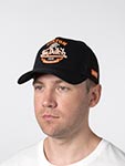 Бейсболка VON DUTCH арт. VD/0/CAS1/EAG/BLK  (черный)